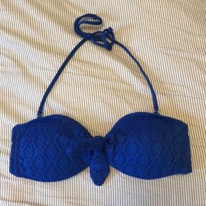 Blue Bikini Top
